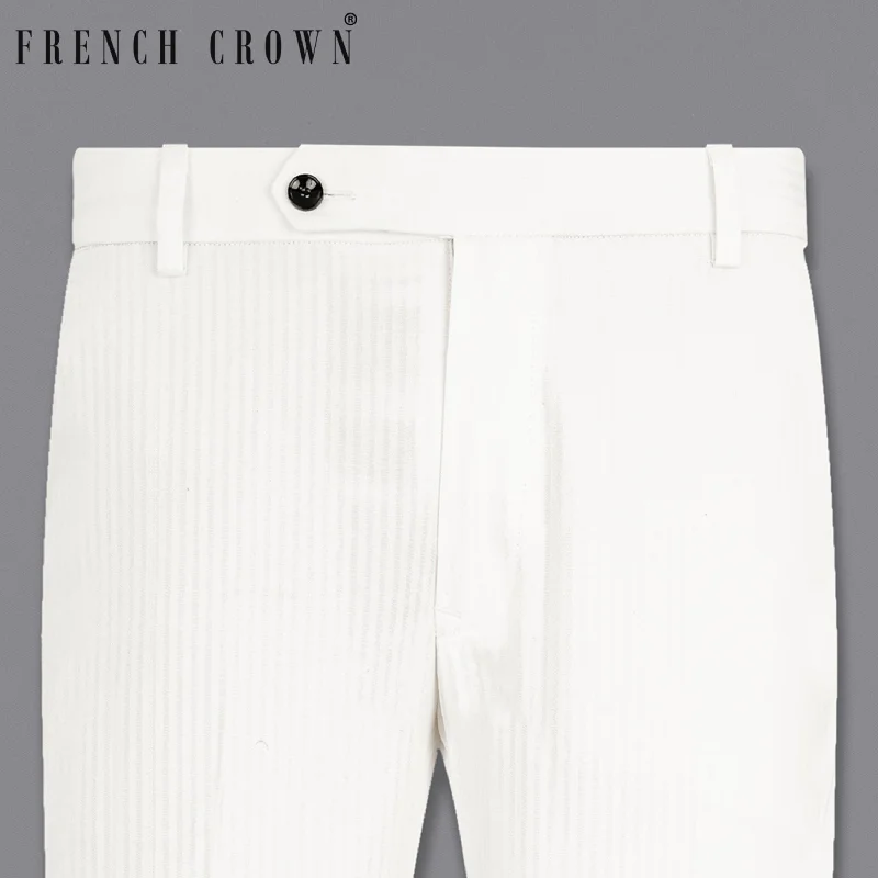 Bright White Premium Cotton Pant