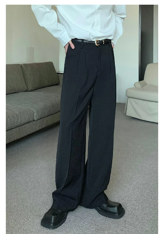 Drape Casual Suit Pants