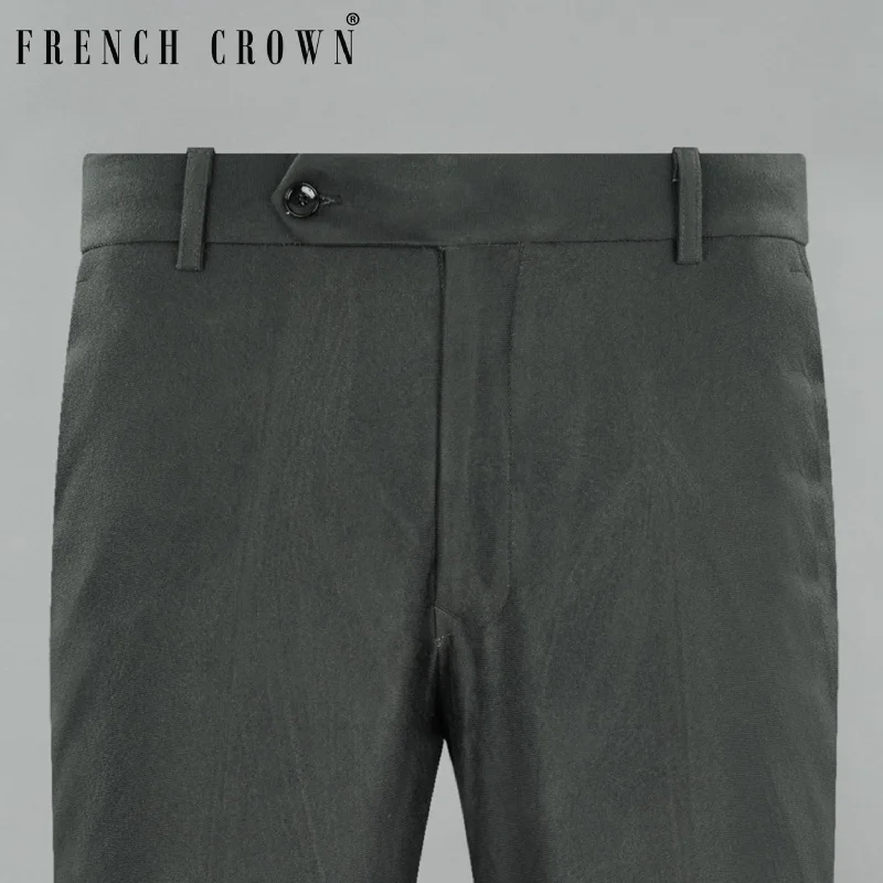 Greyish Green Premium Cotton Pant