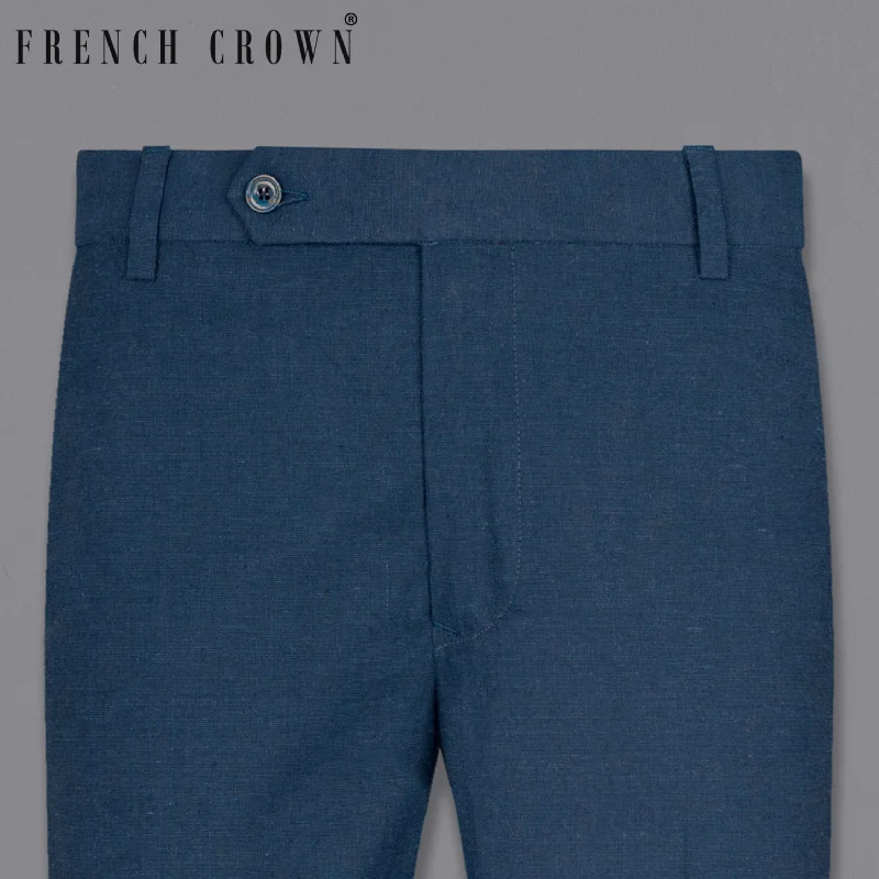 NAVY PREMIUM COTTON FORMAL PANT