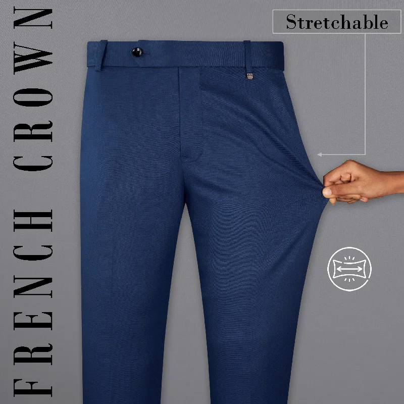 Rhino Blue Stretchable traveler Pant