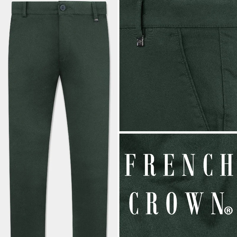 Sacramento Green Premium Cotton Chinos Pant