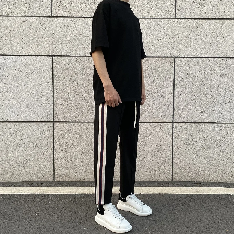 Side Ribbon Stripe Sport Pants