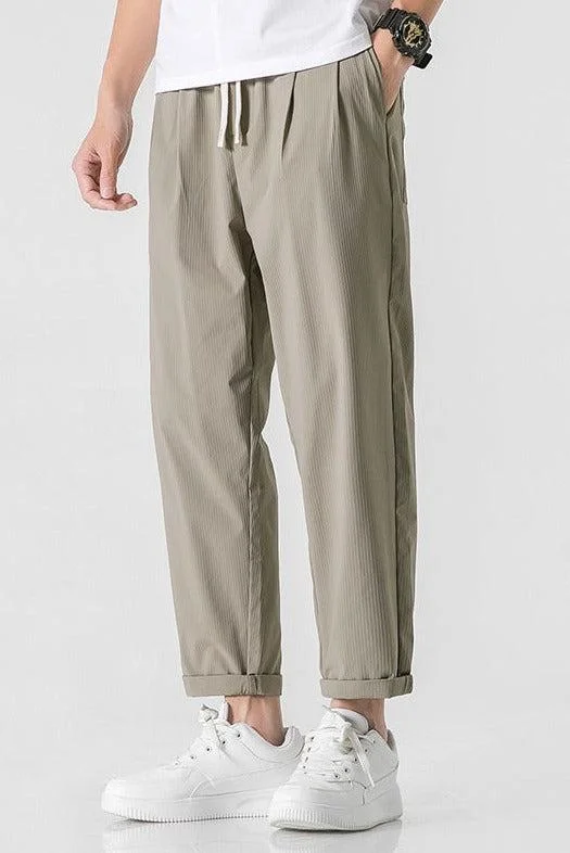 Summer Quick-drying Pleated Pants