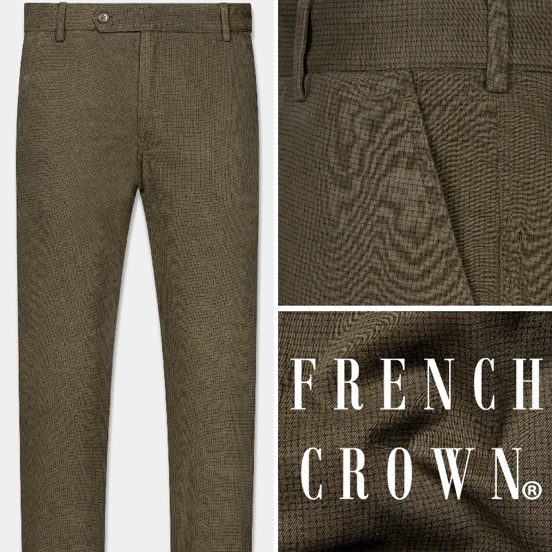 Taupe Brown Premium Cotton Chinos Pant