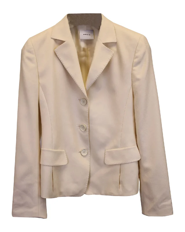 Akris Blazer in Cream Wool