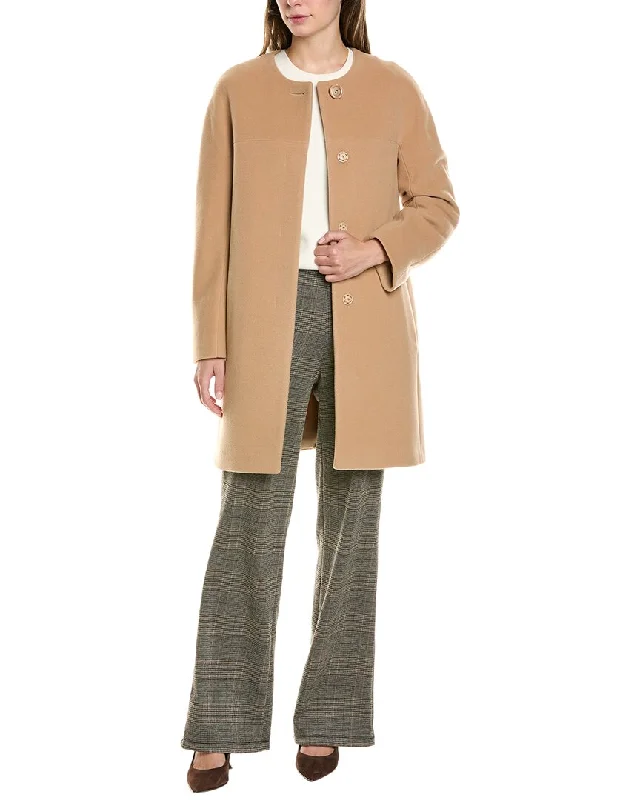 Cinzia Rocca Wool & Cashmere-Blend Coat