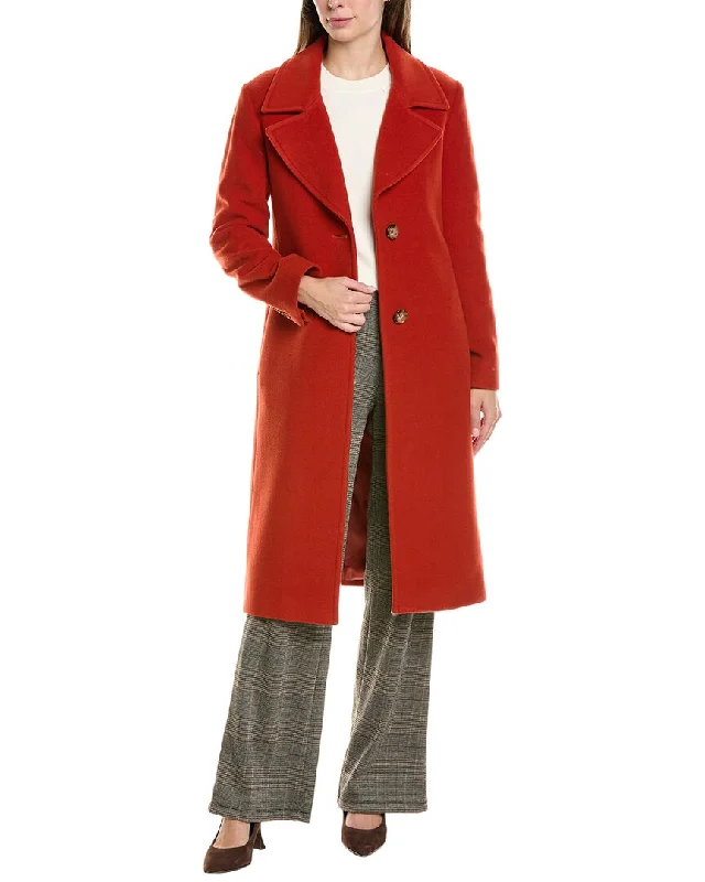 Cinzia Rocca Wool & Cashmere-Blend Coat