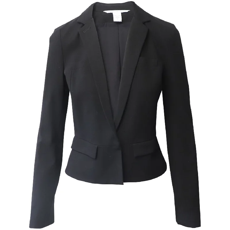 Diane Von Furstenberg Slim-Fit Blazer in Black Viscose