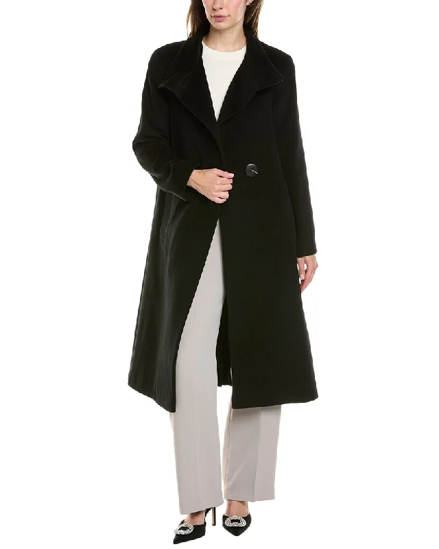 FLEURETTE Long Wool Coat