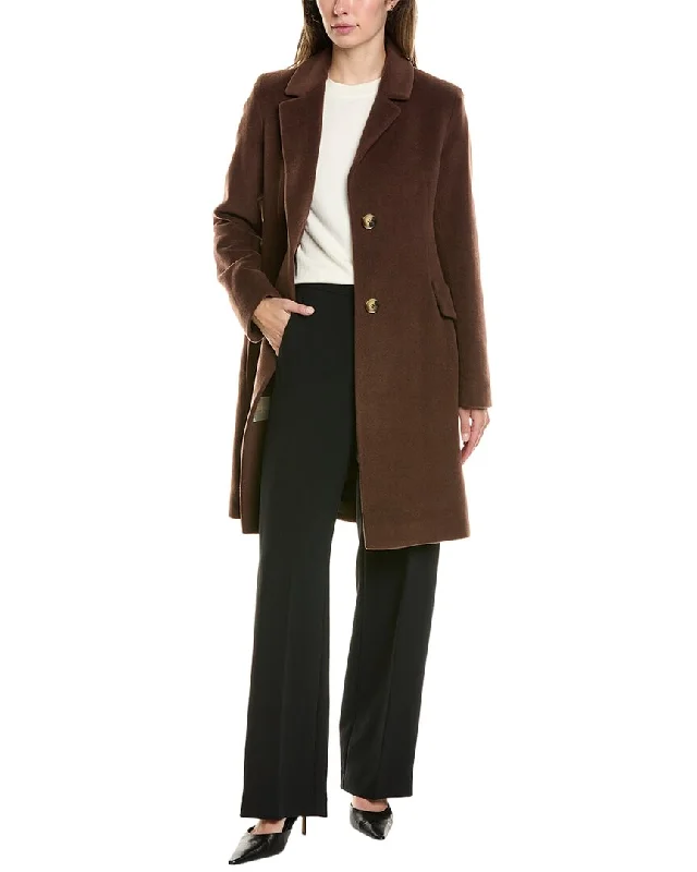 FLEURETTE Medium Wool-Blend Coat