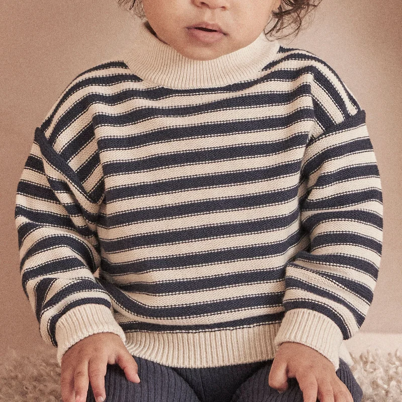 Chunky Knit Striped Jumper