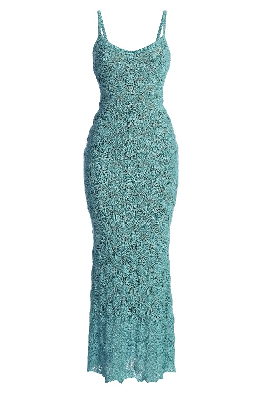 Aqua Gabriela Knit Maxi Dress