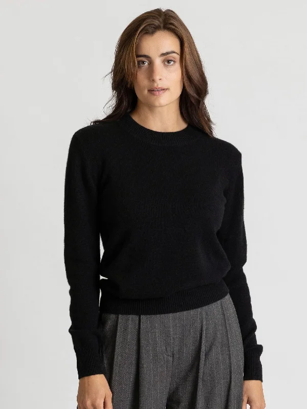 Cashmere sweater "Sofia long" - black