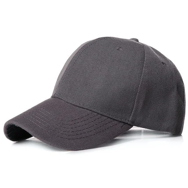 Dark grey basic cap