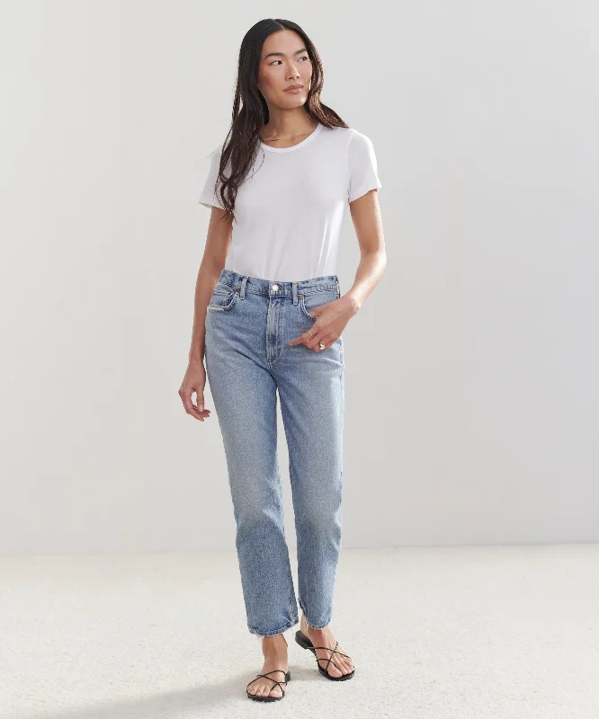 High Rise Stovepipe Jean