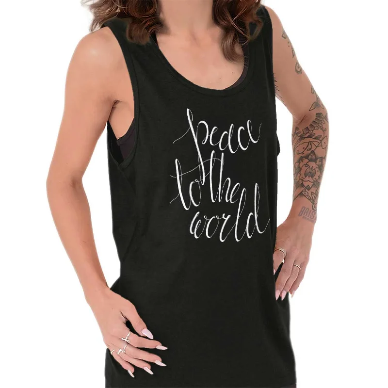 Peace To The World Tank Top