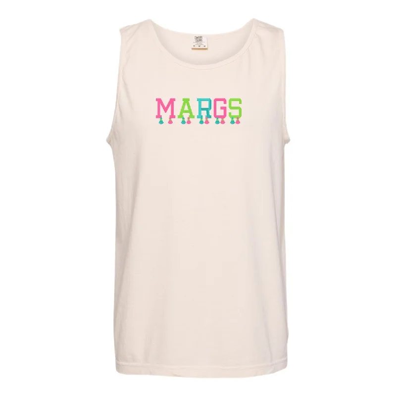 Embroidered Tasseled 'Margs' Tank Top