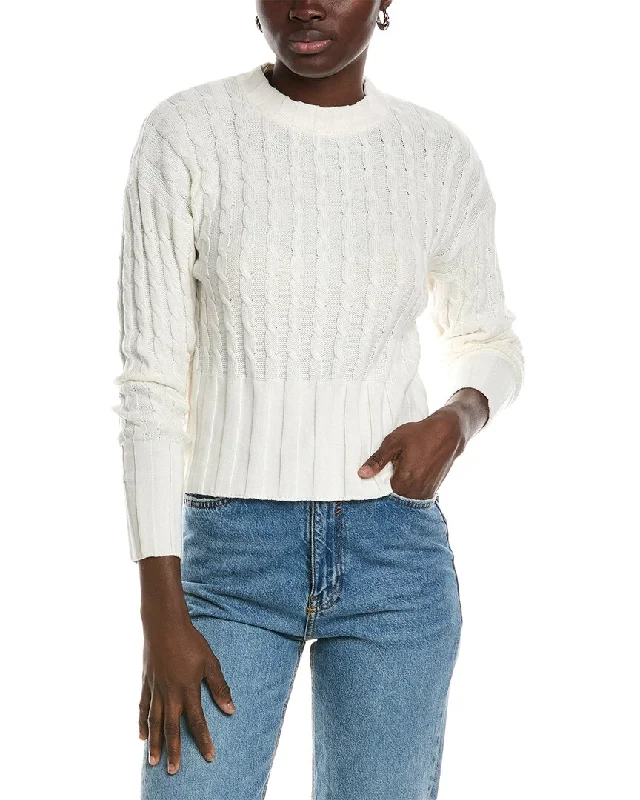 WISPR Cable Silk-Blend Sweater