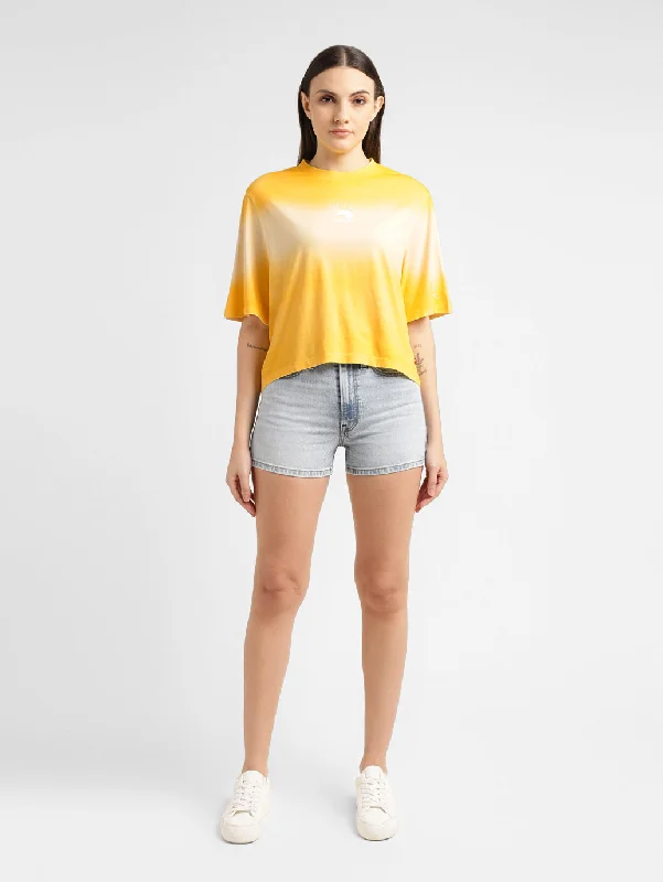 Women's Ombre Loose Fit T-Shirt