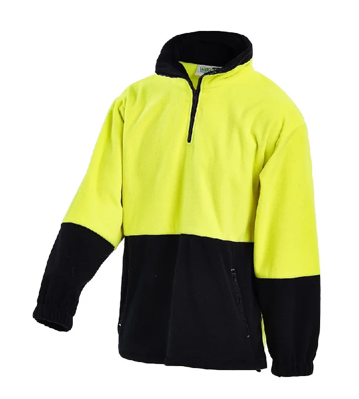 Workit Hi-Vis 2-Tone 1/2 Zip Polar Fleece Jumper 3500