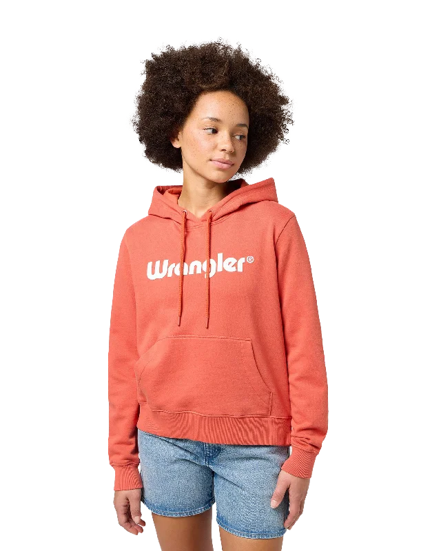 Regular Hoodie in Burnt Sienna