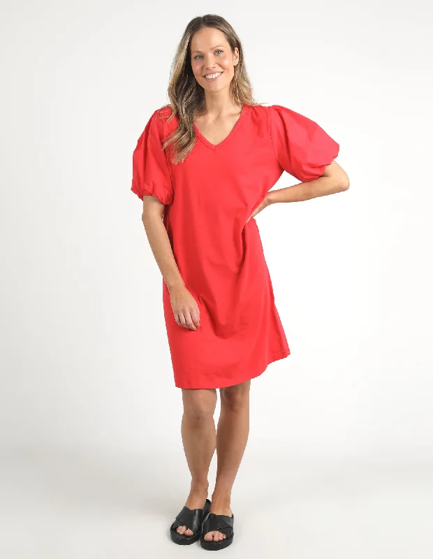 Elm Joy Dress Bittersweet Red