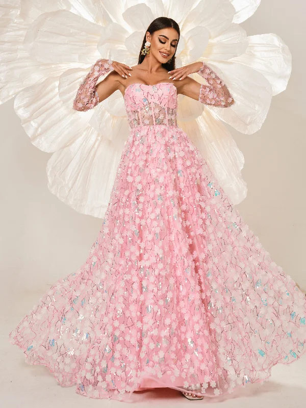 Sheath Women Dress with a Tailored Fit for a Professional Look Sheath Women Dress with a Tailored Fit for a Professional Look Floral Appliqued Strapless A-line Dress GM00549