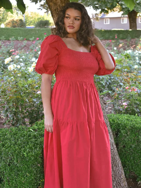 Wrap - Style Women Dress with Adjustable Fit for All Body Types Wrap - Style Women Dress with Adjustable Fit for All Body Types Heath Puff Sleeve Plus Midi Dress - Tomato Wrap - Style Women Dress with Adjustable Fit for All Body Types Wrap - Style Women Dress with Adjustable Fit for All Body Types Heath Puff Sleeve Plus Midi Dress - Tomato