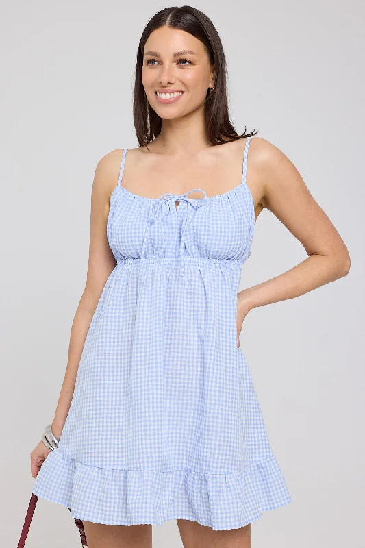 Backless Women Dress for a Sexy and Alluring Look at Evening Events Backless Women Dress for a Sexy and Alluring Look at Evening Events Luck & Trouble Moonlights Gingham Mini Dress Blue Check Backless Women Dress for a Sexy and Alluring Look at Evening Events Backless Women Dress for a Sexy and Alluring Look at Evening Events Luck & Trouble Moonlights Gingham Mini Dress Blue Check